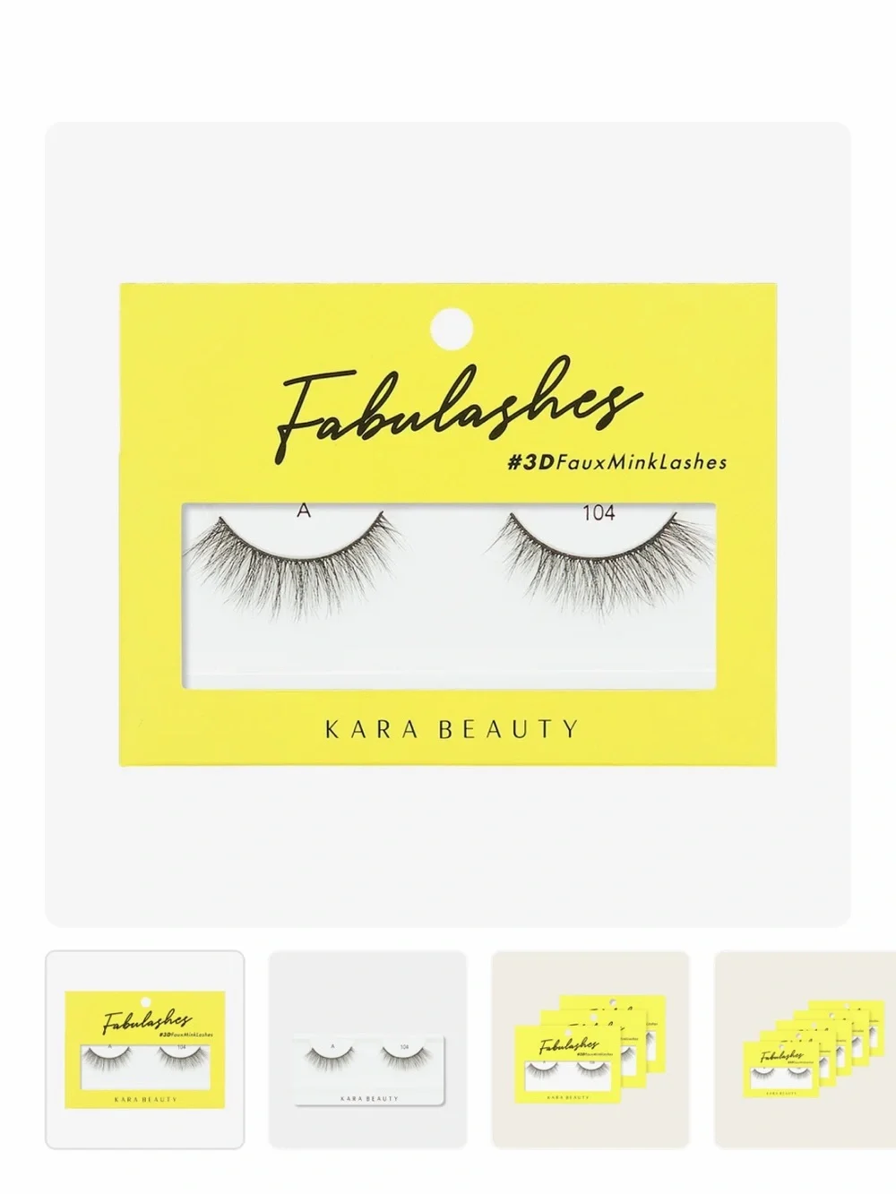 Fabulashes 3D Faux Mink Lashes - 12 pairs